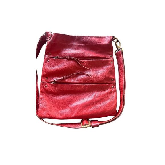 AVORIO Messenger Leather Bag Leather Made In Italy - Picture 2 of 11